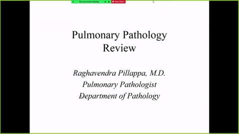 Thumbnail for entry 211001 - M2 - 9am - PULM - Pathology Review - Phillipa