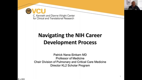 Thumbnail for entry Navigating the NIH Career Development Grant Process