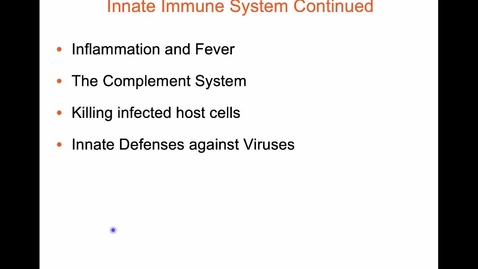 Thumbnail for Innate Immune System Continued