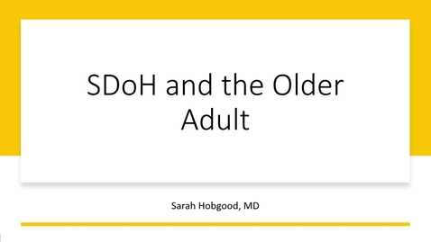 Thumbnail for 241122 - M2 - 10AM - GERI - Annual Forum on Aging for MS2 Students