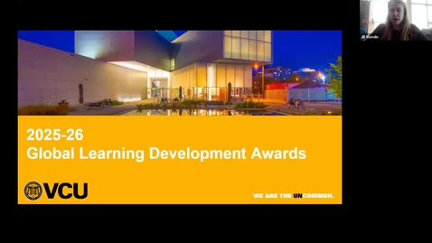 Thumbnail for Global Learning Program Development Awards CFP Information Session