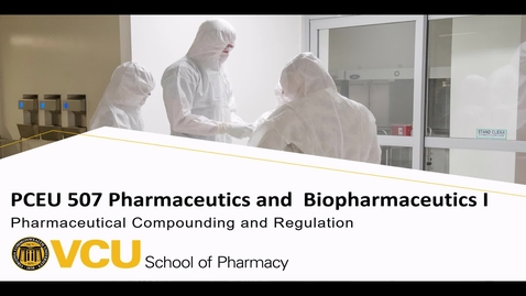 Thumbnail for PCEU 507: Lecture #8