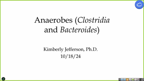 Thumbnail for 241018  - M1 - I&amp;I - 10am - Anaerobes + Atypicals: Rickettsia - Jefferson + Carlyon