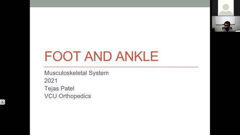 Thumbnail for 210211-M1-9am-MOVE-Ortho: Ankle and Foot-Patel