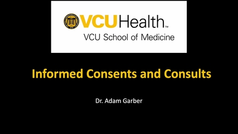 Thumbnail for TTM4 Informed consent and consults