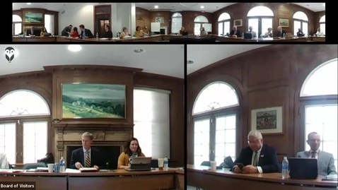 Thumbnail for Board of Visitors Orientation 2023 Part 1
