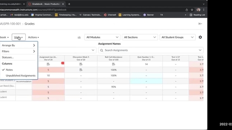 Thumbnail for Quick Gradebook Overview