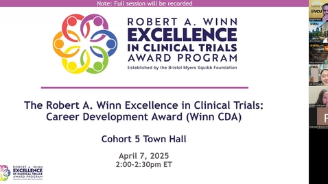 Thumbnail for Winn CDA Cohort 5 Town Hall - 4/7/2025