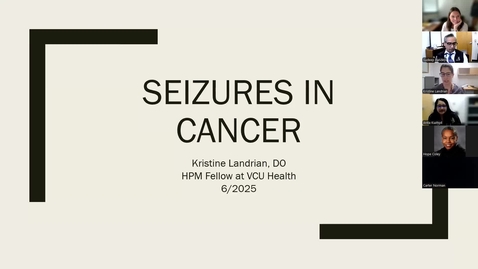 Thumbnail for Palliative ECHO: Seizures (Jun. 2025)