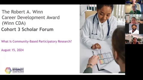 Thumbnail for Winn CDA Cohort 3 Scholar Forum #30 (8/15/24)