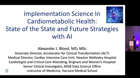 Thumbnail for 2025 Winn CDA Annual Convening Generative Artificial Intelligence in Clinical Trials: A Driver of Efficiency and Democratization of Care