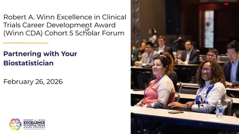 Thumbnail for 2.26.26 - Partnering with Your Biostatistician