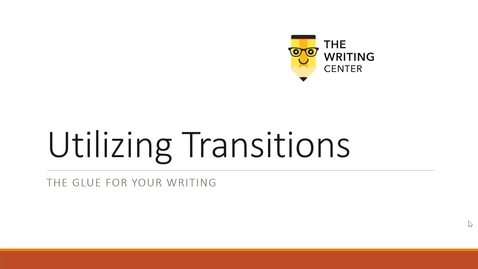 Thumbnail for Transitions - Quiz