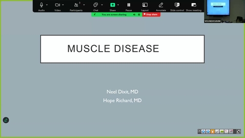 Thumbnail for 251119 - M2 - NRS - 8am - Disorders of Muscle:Pathology of Muscle Disorders + Modulation of Movement by the Basal Ganglia - Dixit + Richard + McGinn