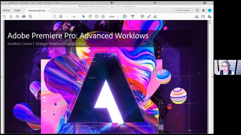 Thumbnail for Premiere Pro Team Projects and Remote Video Editing Workflows - Wednesdays in the Workshop