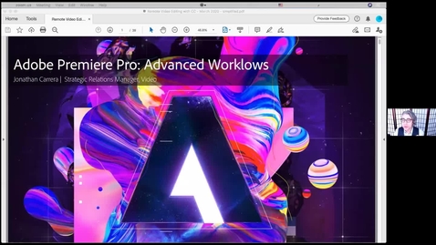 Thumbnail for entry Premiere Pro Team Projects and Remote Video Editing Workflows - Wednesdays in the Workshop