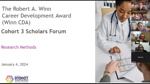 Thumbnail for entry Winn CDA Cohort 3 Scholar Forum #4 (1/4/2024)