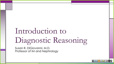 Thumbnail for 240805 - M1  -  2pm - Intro to Diagnostic Reasoning - Troendle