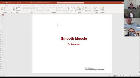 Thumbnail for entry 200925-M1-11am-PHYS-Smooth Muscle 1 &amp; 2: Problem Solving-Karnam