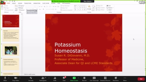 Thumbnail for entry 211015 - M2 - 10am - RENL - Disorders of Potassium Homeostasis - DiGiovanni 