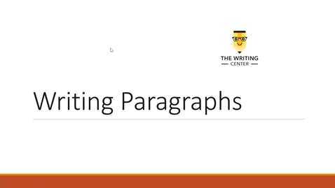 Thumbnail for entry Paragraphs - Quiz