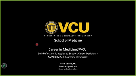 Thumbnail for 260206 - M1 12PM - CIM CO29 M1 CIM: Self-reflection to Support Career Decisions