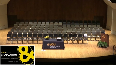 Thumbnail for VCUPoliticalScienceRobertsonSchoolCommencement2024_12_13_10amPerformanceVideo
