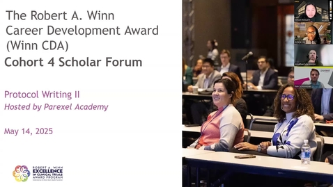 Thumbnail for Winn CDA Cohort 4 Year 1 Scholar Forum (5/14/25)