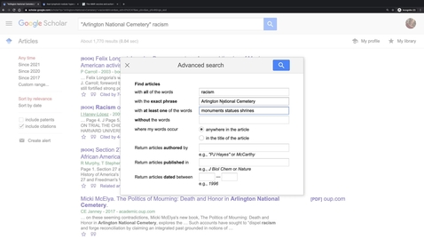 Thumbnail for entry Google Scholar: advanced search features