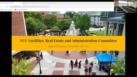 Thumbnail for Board of Visitors FREAC, FURC and Full Board 