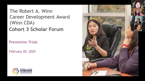 Thumbnail for Winn CDA Cohort 3 Year 2 Scholar Forum (2/20/25)