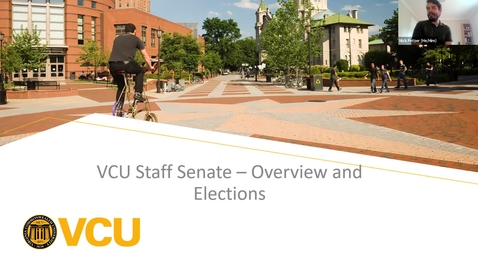 Thumbnail for entry VCU Staff Senate — Overview and Elections