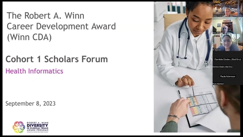 Thumbnail for Winn CDA Cohort 1 Scholars Forum 9.8.23