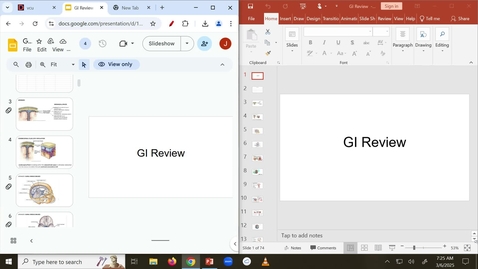 Thumbnail for 250306 - M1 - GI - 8am -  Lecture Review - Harrell