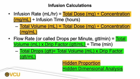 Thumbnail for 08. Infusion Calculation