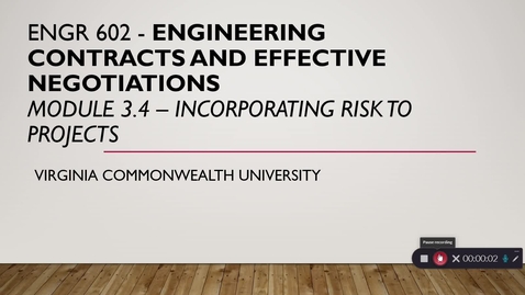 Thumbnail for Engineering Contracts and Effective Negotiations 3.4
