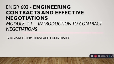 Thumbnail for Engineering Contract and Effective Negotiations 