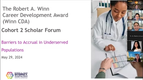 Thumbnail for Winn CDA Cohort 2 Scholar Forum #12 (5/29/24)