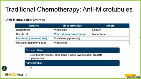 Thumbnail for 260116 - M1 - 1PM - MARR - Targeted Antineoplastics Medications: Hematologic Neoplasms