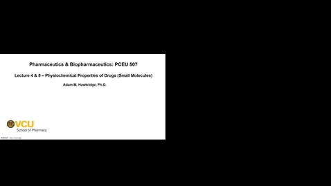 Thumbnail for [P1] PCEU 507 Pharmaceutics and Biopharmaceutics