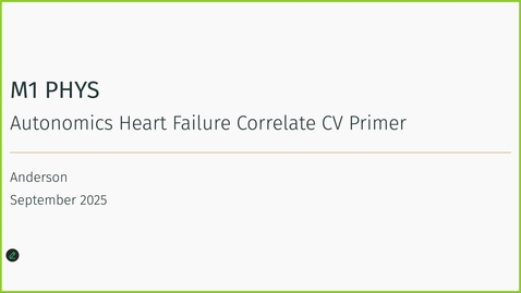 Thumbnail for 250924 - M1 - 11AM - PHYS - Clinical correlation