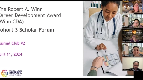 Thumbnail for entry Winn CDA Cohort 3 Scholar Forum #17 (4/11/24)