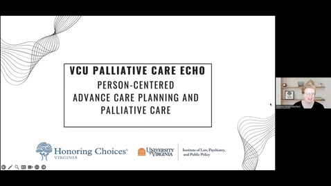 Thumbnail for entry ECHO: Person-Centered Advance Care Planning and Palliative Care (Aug. 2023)