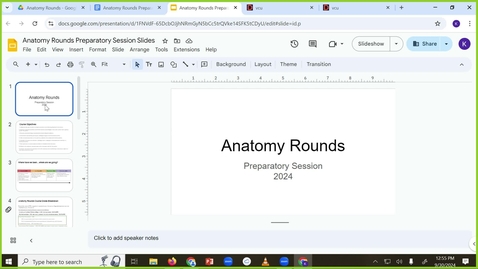 Thumbnail for 240930 - M2 - 1PM - ANAT - Preparatory Session 