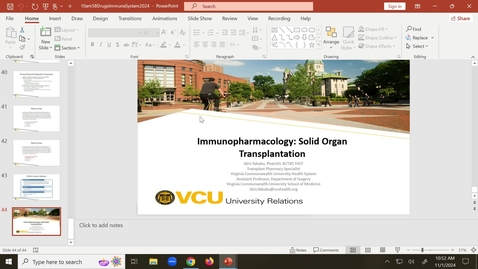 Thumbnail for 241101 - M1 - I&amp;I - 11am - Transplant - Matherly