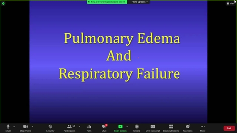 Thumbnail for entry 210924 - M2 - 930am - PULM - Respiratory Failure &amp; Pulmonary Edema - Fowler