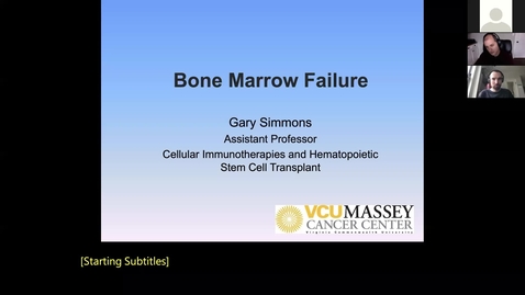 Thumbnail for 210111-M1-10am-MARR-Bone Marrow Failure-Simmons