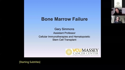 Thumbnail for entry 210111-M1-10am-MARR-Bone Marrow Failure-Simmons