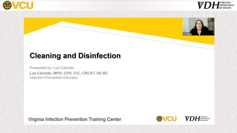 Thumbnail for IPC for Home Health and Hospice Module 3: Cleaning and Disinfection