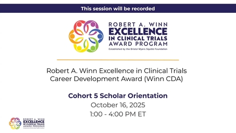 Thumbnail for 10.16.25 - Winn CDA Cohort 5 Scholar Orientation